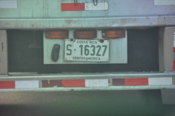 Estamos mesmo na América central!!! (apesar da placa, ainda estamos no Panamá)